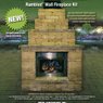 NEW! PAVESTONE RUMBLED WALL FIREPLACE